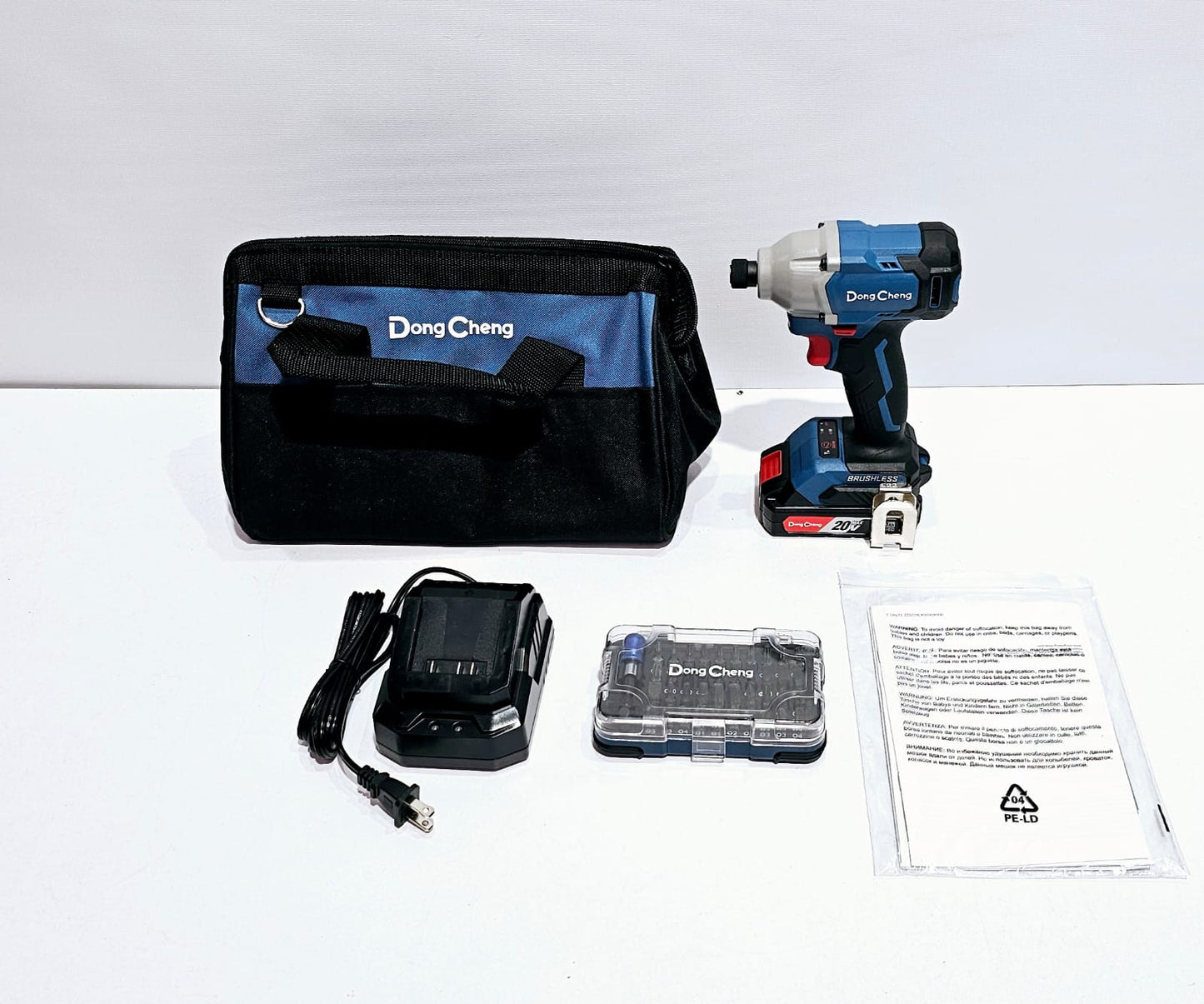 DONGCHENG KIT DE DESTORNILLADOR DE IMPACTO - DCPL03-14