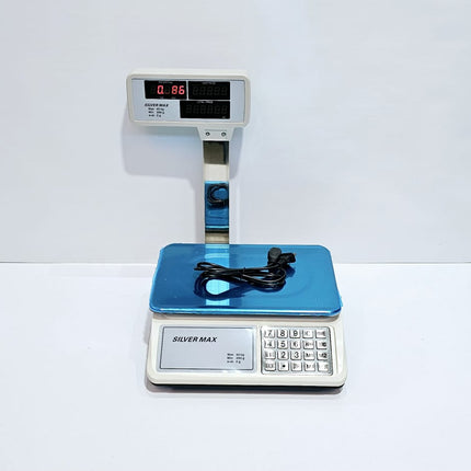 BÁSCULA ELECTRÓNICA DE PEDESTAL 40KG