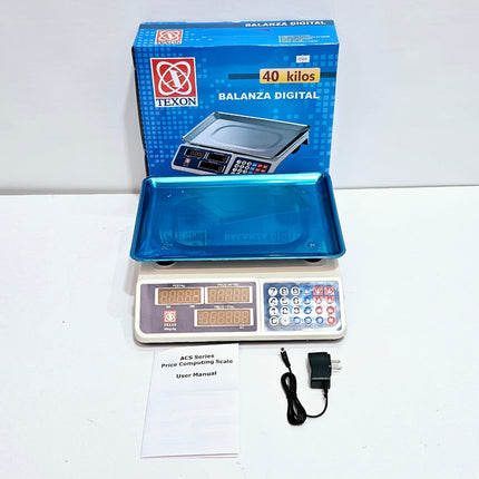 TEXON BALANZA DIGITAL 40 KG - TX-007BD