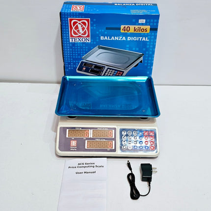 TEXON BALANZA DIGITAL 40 KG - TX-007BD