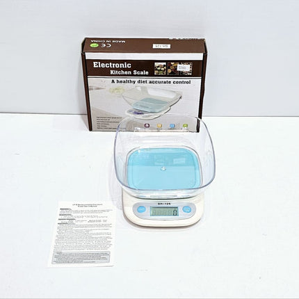 GRAMERA DIGITAL 5KG + RECIPIENTE - SH-125