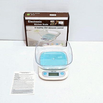 GRAMERA DIGITAL 5KG + RECIPIENTE - SH-125