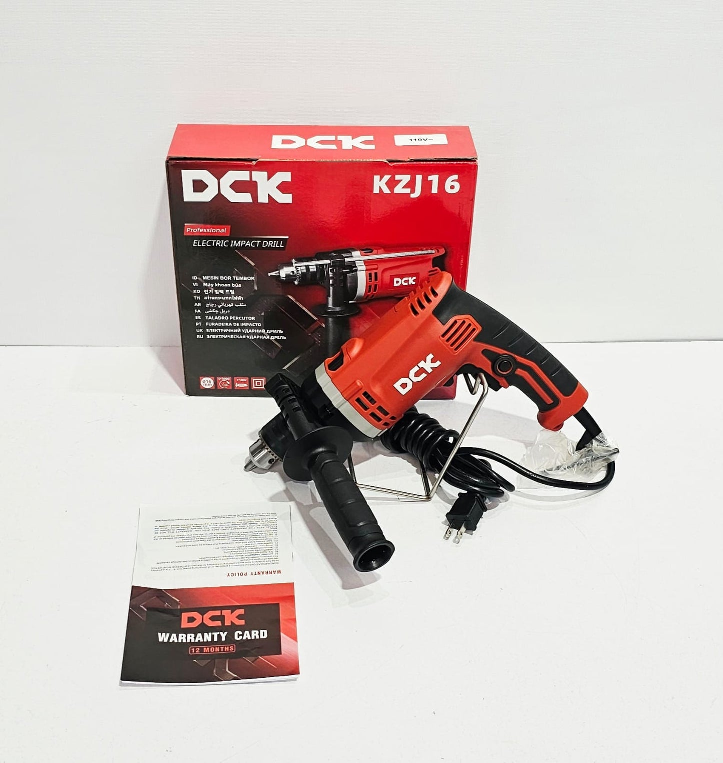 DCK TALADRO PERCUTOR 1/2" INDUSTRIAL