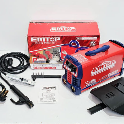 EMTOP SOLDADOR INVERSOR 250 AMP 110/220V ULWDEM2561