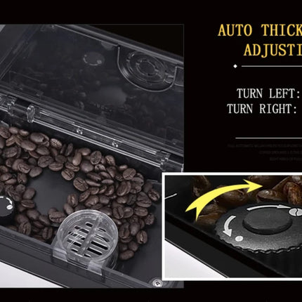 Cafetera Automática Profesional 19 Bares con Pantalla Táctil de 7" – 20 Bebidas
