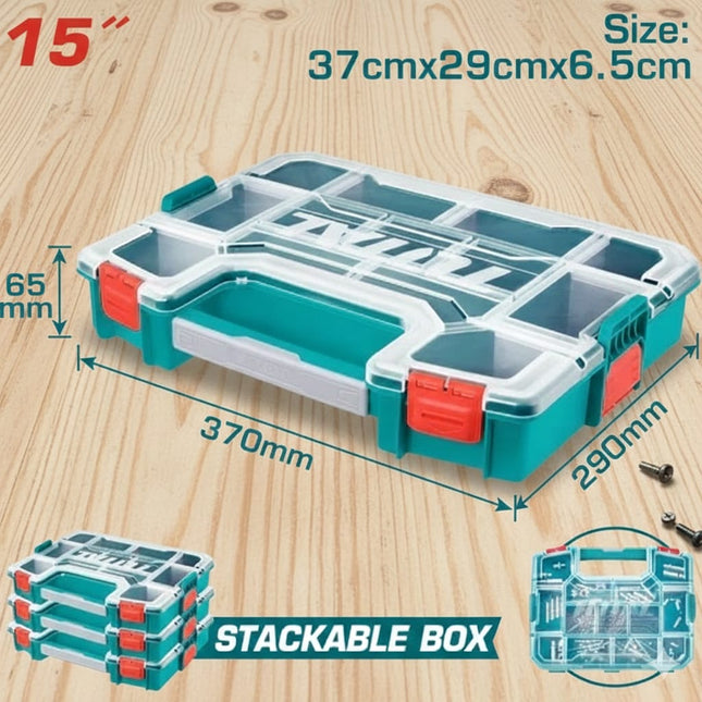 TOTAL ORGANIZADOR PLASTICO 15" X 11.4" X 2.5"  TPBX1151