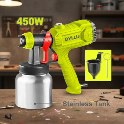 DYLLU PISTOLA DE PINTAR ELECTRICA 450W VASO METALICO  UDTEG1A02
