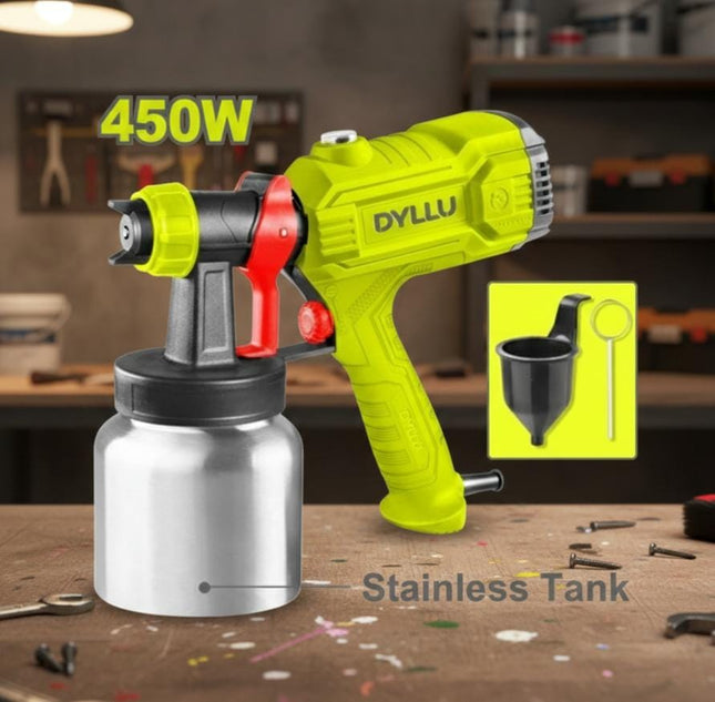 DYLLU PISTOLA DE PINTAR ELECTRICA 450W VASO METALICO  UDTEG1A02