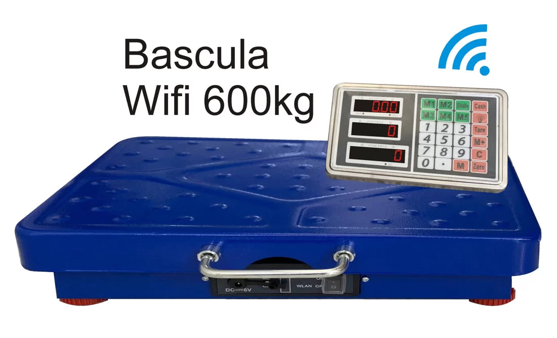 600 KILOS BASCULA DIGITAL INALAMBRICA