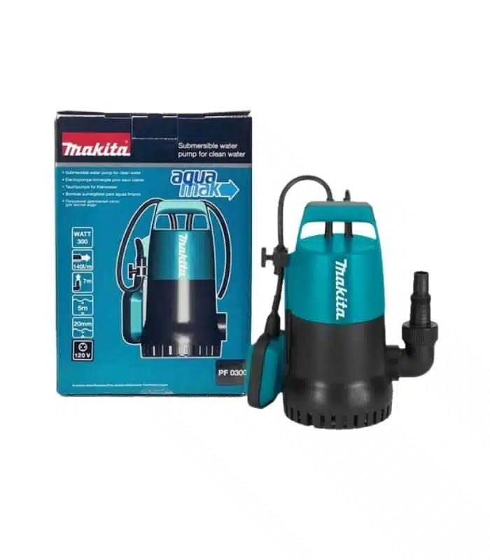MAKITA BOMBA SUMERGIBLE 1" 300W AGUA LIMPIA PF0300