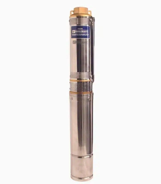 TOOLCRAFT BOMBA SUMERGIBLE TIPO LAPICERO INOXIDABLE 2 HP TC4577