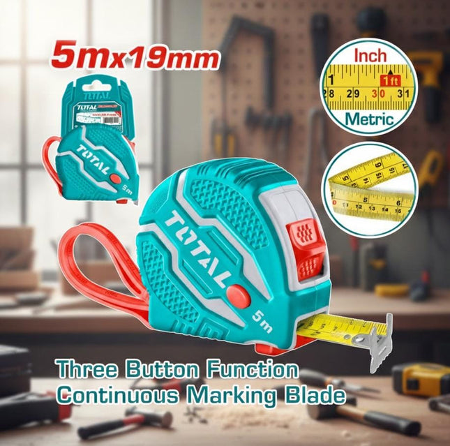 TOTAL FLEXOMETRO 5M TMT126051