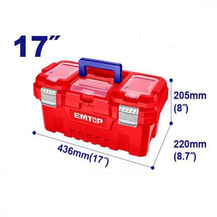 EMTOP CAJA DE HERRAMIENTAS PLASTICA 17" EPBX1702