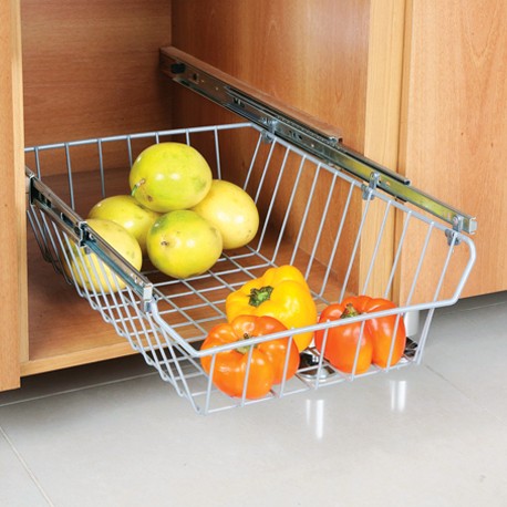 CANASTA CON RIEL EXTENSION 39.2 X 49 X 14 CM RIEL CIERRE LENTO - F4245