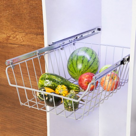 CANASTA CON RIEL EXTENSION 39.2 X 49 X 14 CM RIEL CIERRE LENTO - F4245