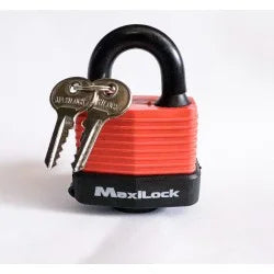 MAXILOOCK CANDADO IMPERMEABLE 30MM ROJO L30 WP R