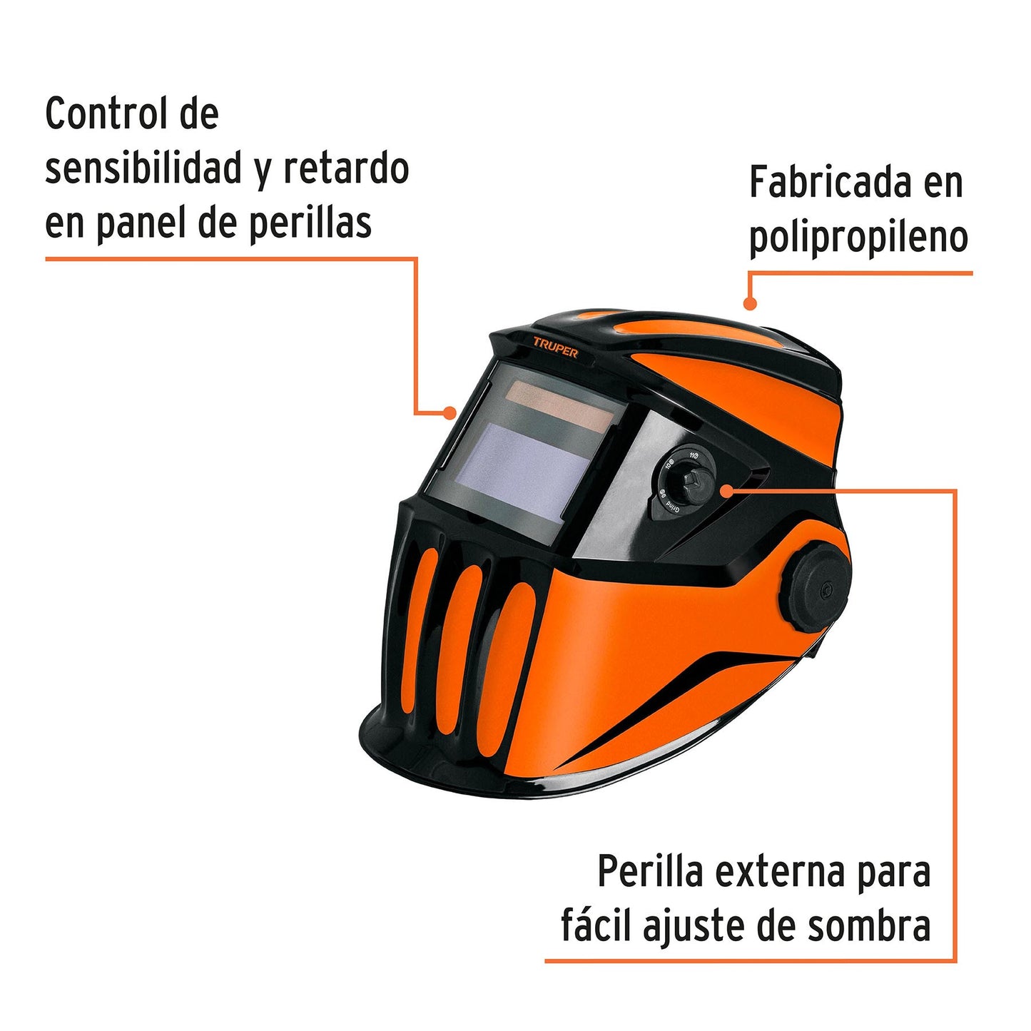 TRUPER CARETA ELECTRONICA INTELIGENTE PARA SOLDAR 102228