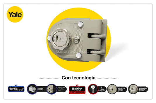 CERRADURA DE SOBRE´PONER 396 1/4 ROSETA PLUS DERECHA 0003037