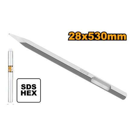 INGCO CINCEL SDS HEX DE PUNTA 28X520MM DBC04352011