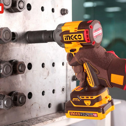 INGCO COMBO 20V TALADRO PERCUTOR INALAMBRICO 1/2" + LLAVE DE IMPACTO INALAMBRICA 1/2" UCKLI20286