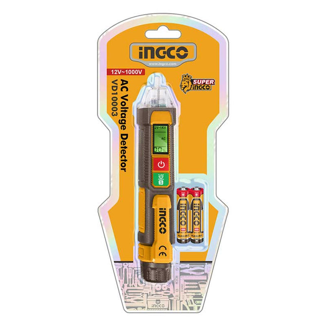 INGCO DETECTOR DE VOLTAJE AC 12V - 1000V VD210003