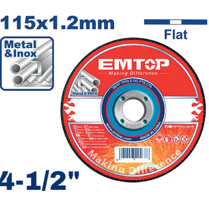 EMTOP DISCO DE CORTE 4-1/2" EACD121151