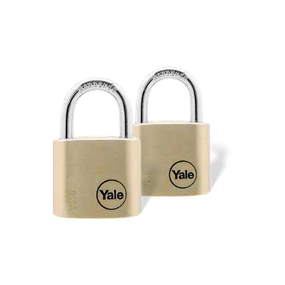 YALE CANDADO ITALIANO IGUALADO X2  Y110 2" 0008401