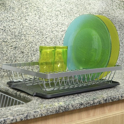 Escurridor con bandeja platinum