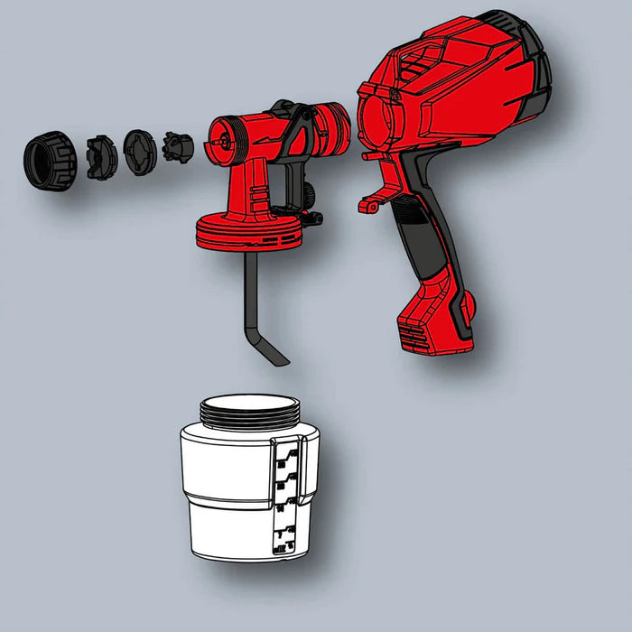 EINHELL SISTEMA PULVERIZADOR DE PINTURA PARA BARNICES Y ESMALTES TC-SY 500 S