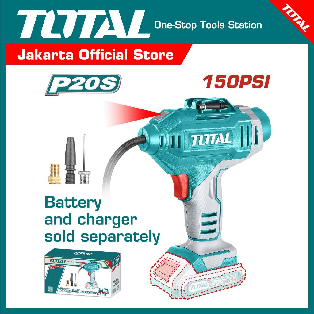 TOTAL COMPRESOR INALAMBRICO 20V 150 PSI TACLI2018