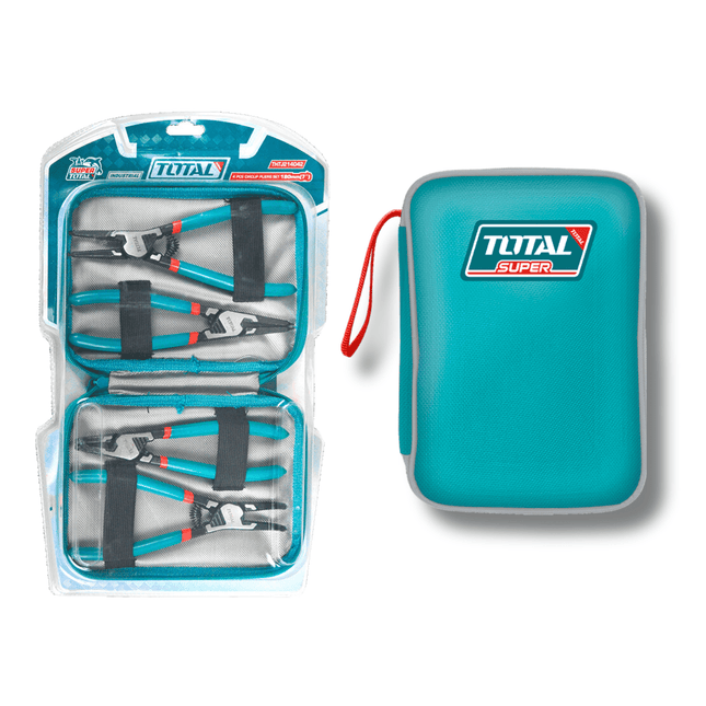 TOTAL JUEGO DE ALICATES PARA ANILLOS DE RETENCION 7" - 4 UND THTJ214042