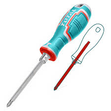 TOTAL  DESTORNILLADOR DOBLE PUNTA 2 EN 1 THT250206