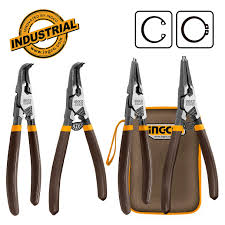 INGCO JUEGO DE ALICATES PARA ANILLOS DE SUJECION - 4 UND HCCPS26180