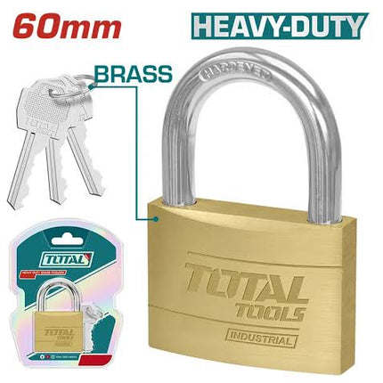 TOTAL CANDADO 60MM DORADO INDUSTRIAL  TLK32602