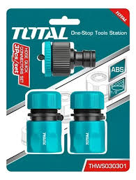 TOTAL JUEGO DE CONECTORES RAPIDOS PARA MANGUERA - 3 PCS THWS030301