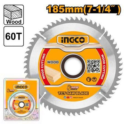 INGCO DISCO DE SIERRA 7-1/4" MADERA 60T TSB118513