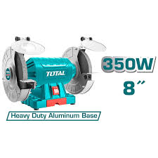 TOTAL ESMERIL DE BANCO 8" UTBG35020