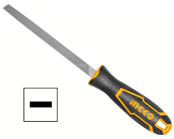 INGCO LIMA PLANA CON MANGO 200MM 8" HSFF088