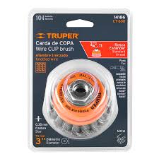 TRUPER CARDA DE COPA 3" CT-608 14186