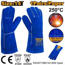 INGCO GUANTES DE CARNAZA PARA SOLDAR