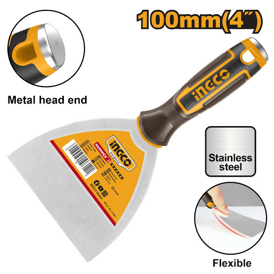 INGCO ESPATULA ACERO 100MM 4" HPUT08100