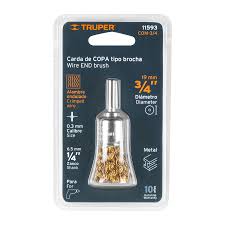 TRUPER CARDA DE COPA TIPO BROCHA 3/4" PARA TALADRO 11593