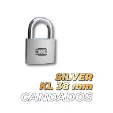 KL SECURITY CANDADO SILVER 38MM DE SEGURIDAD