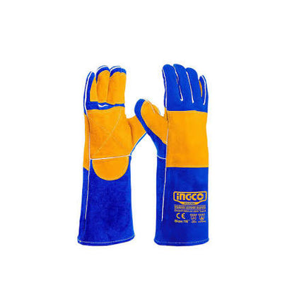 INGCO GUANTES DE CARNAZA PARA SOLDAR 16" HGVW04