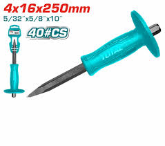 TOTAL CINCEL DE PUNTA 10" X 4MM THT4221026