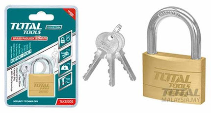 TOTAL CANDADO 50MM DORADO INDUSTRIAL  TLK32502