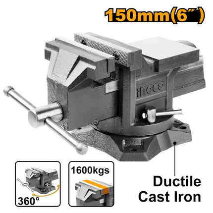 INGCO PRENSA DE BANCO 150MM 6" HBV086