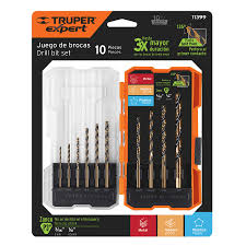 TRUPER BROCA  HSS 5% COBALTO JUEGO 10 PZ JBAV-10 11299