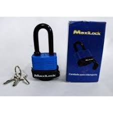 MAXILOOCK L 40 WP A CANDADO  IMPERMEABLE 40MMWATERPROFF AZUL