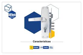 IDEACE DURALOCK CERRADURA DE INCRUSTAR CRETA 1371 CROMO MATE